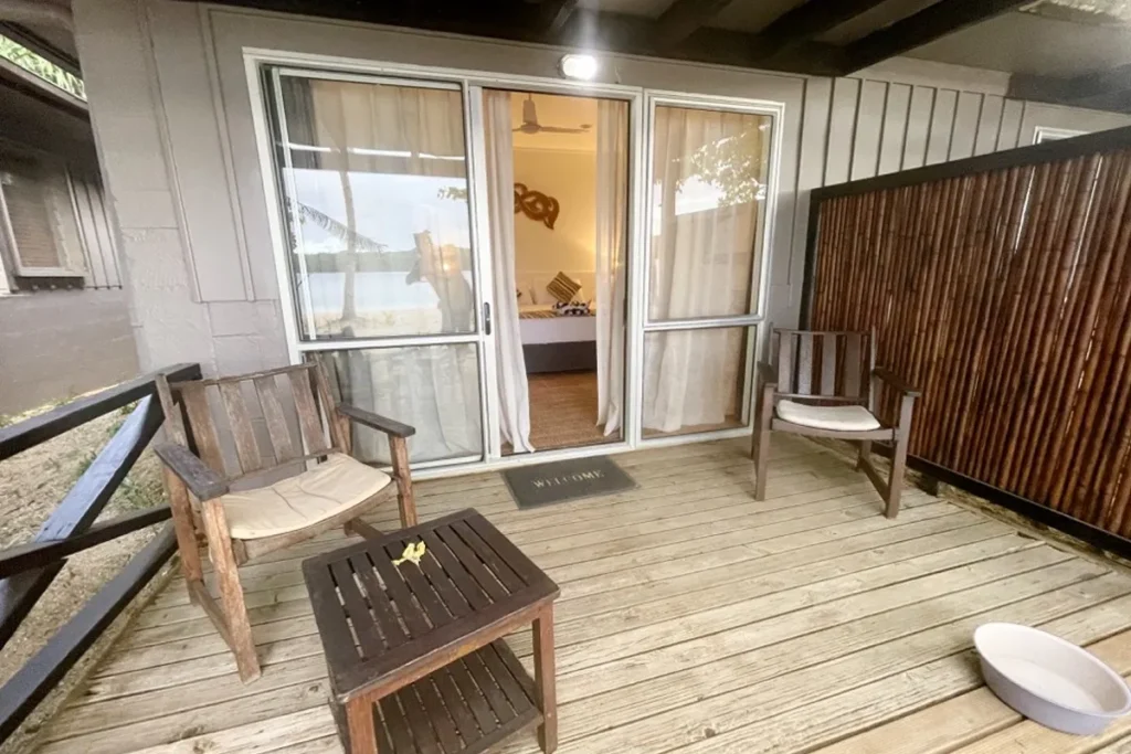 Beach facing suite at Tongan Beach Resort in Vava'u