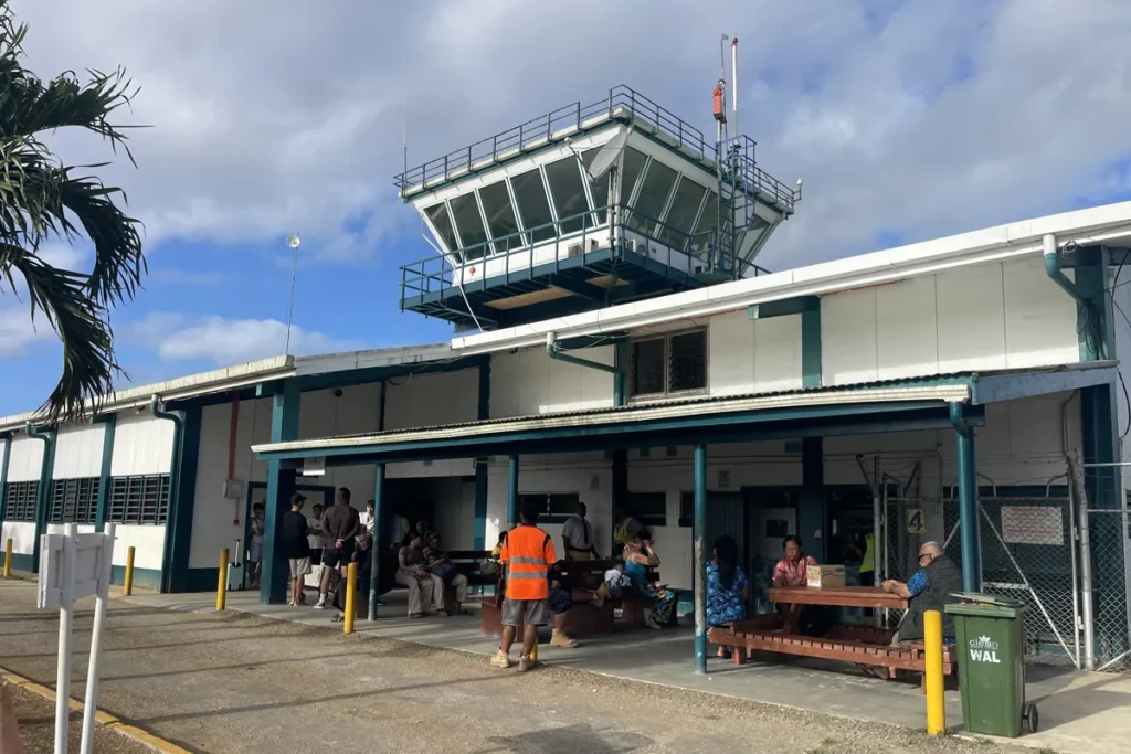 Arrival hall at Vava'u International Airport