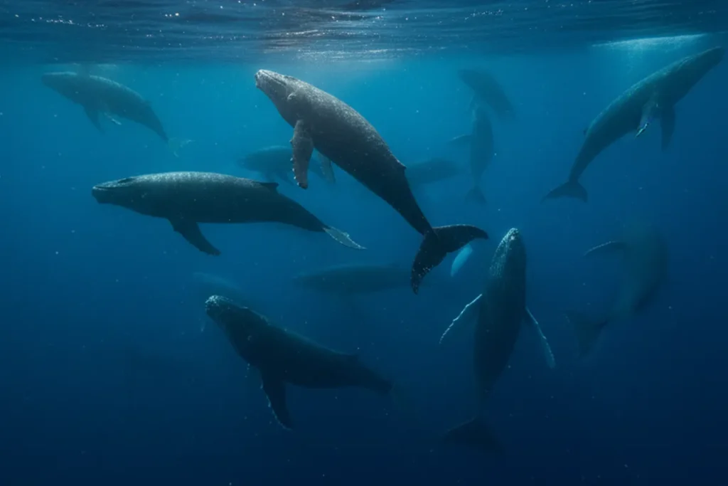 Epic humpback whale heat run encounter in Vava'u