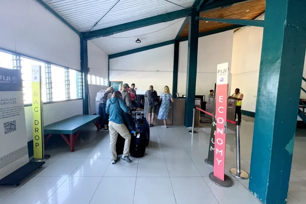 Check-in counter at Vava'u International Airport