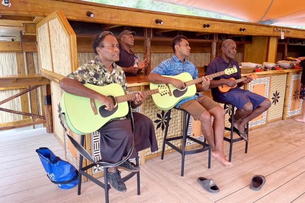 Live performance at Barefoot Kuata Resort.