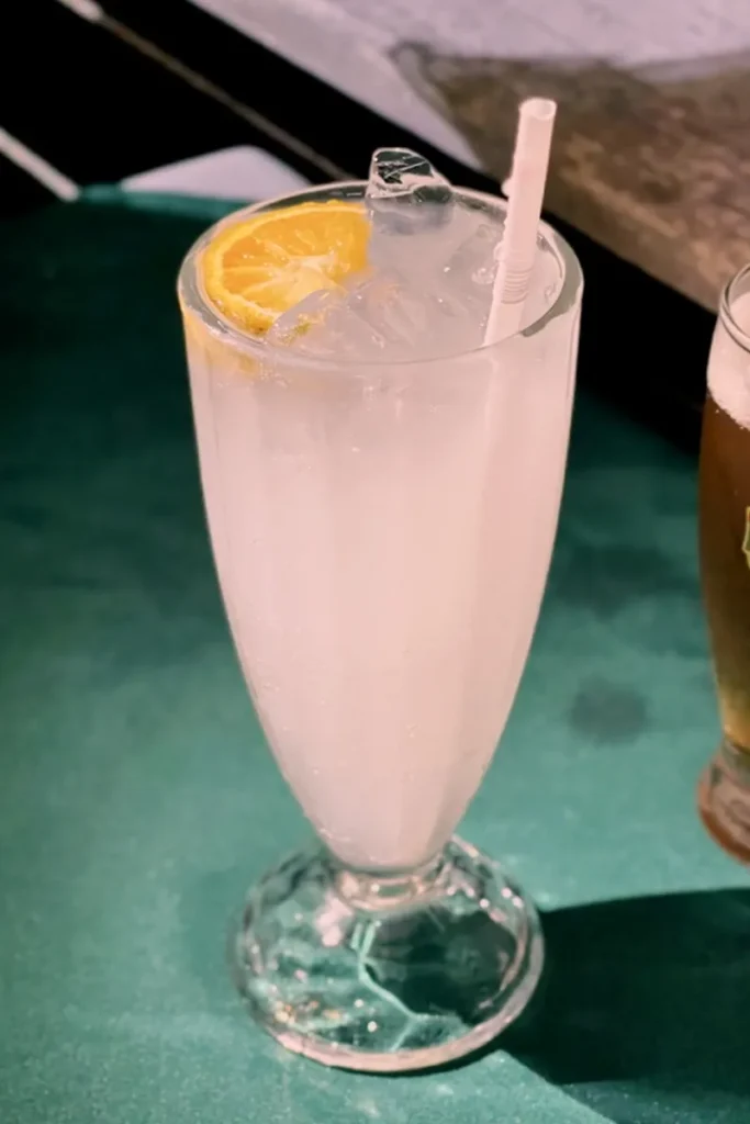 Fresh lemonade at Nadina Restaurant.