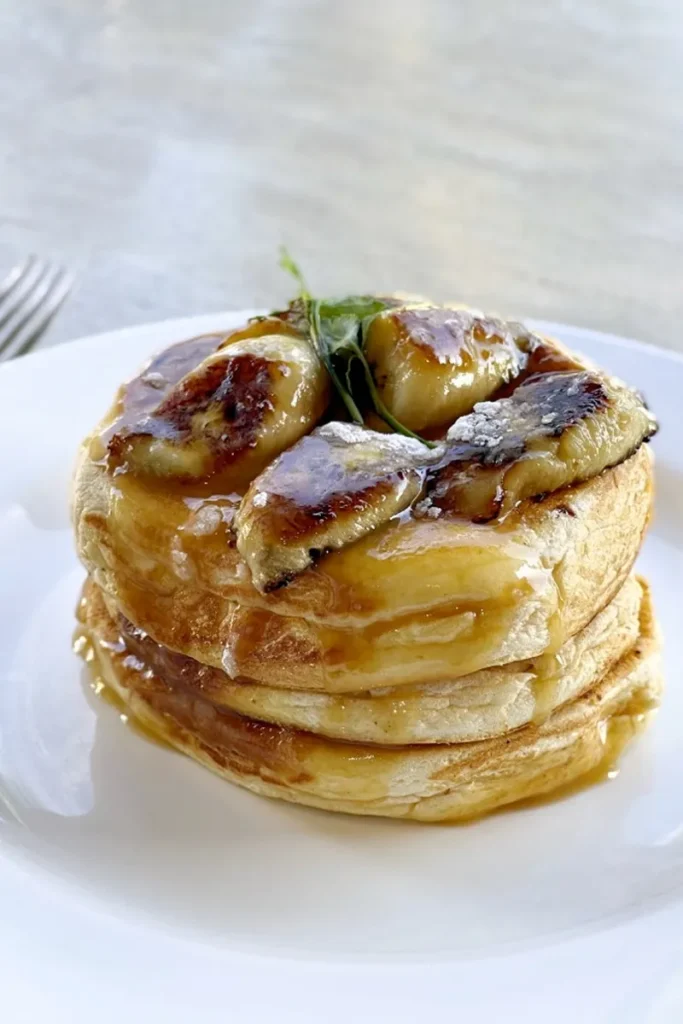 Cafe O’s Banana Pancakes.
