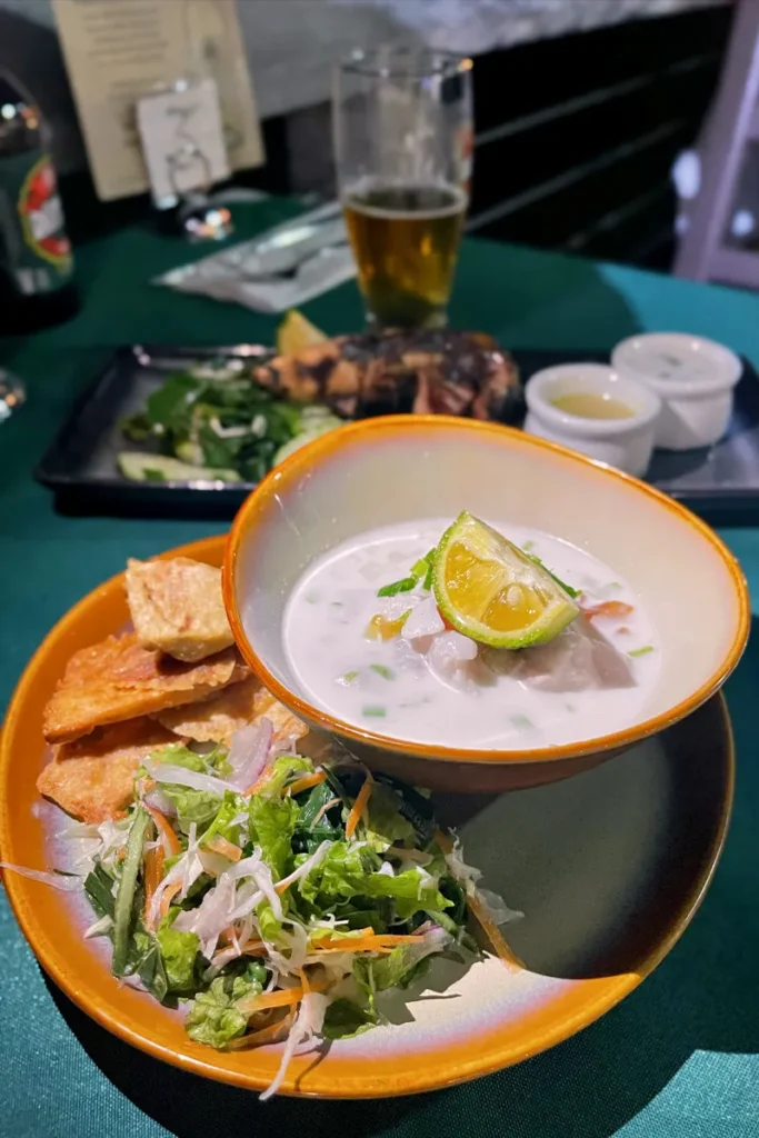 Kokoda at Nadina Restaurant.