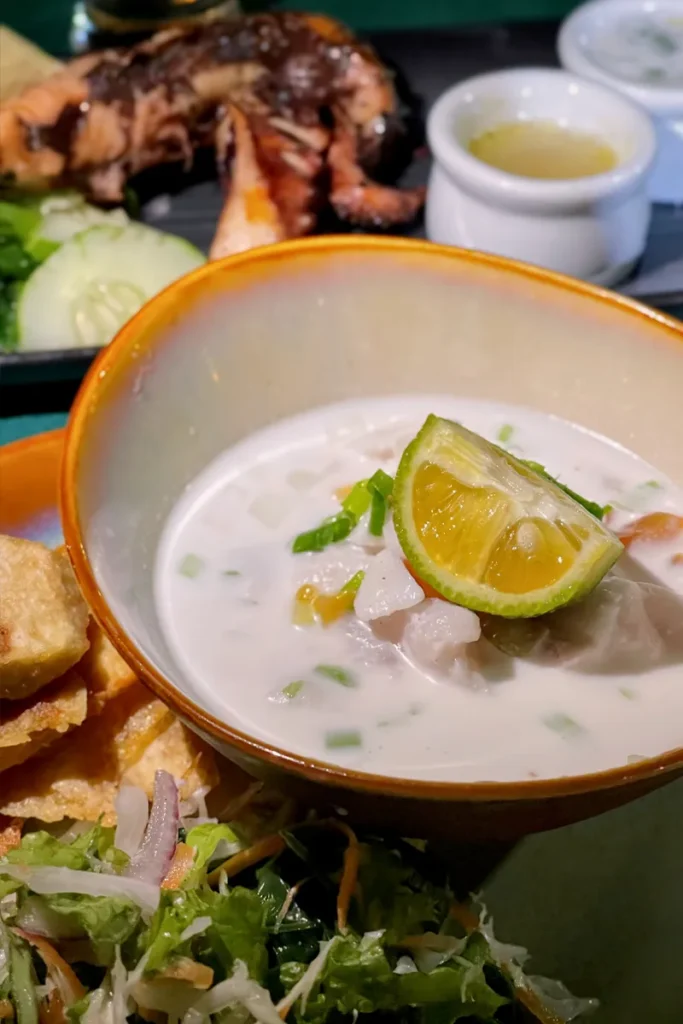 Closeup of Nadina Restaurant's Kokoda.